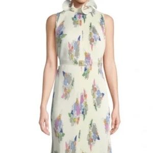 Tibi pleated long dress